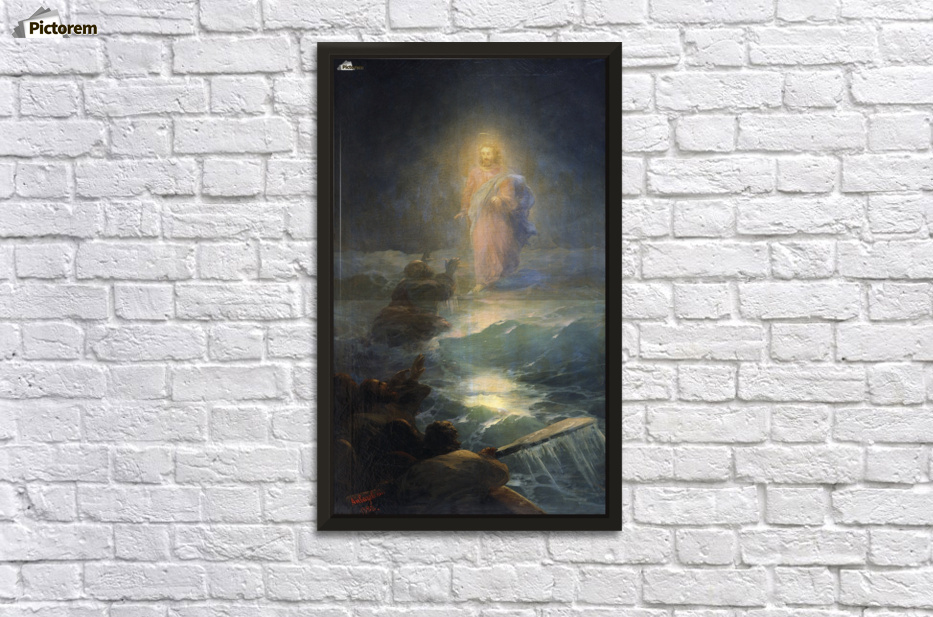 Walks On Water Ivan Aivazovsky Canvas Walks On Water Wall Decor Frame