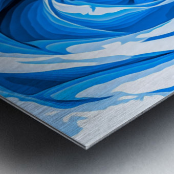 blue brushed metal background