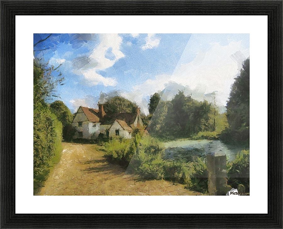 Suffolk Landscape John Conle Canvas Suffolk Landscape Picture Frame Printing