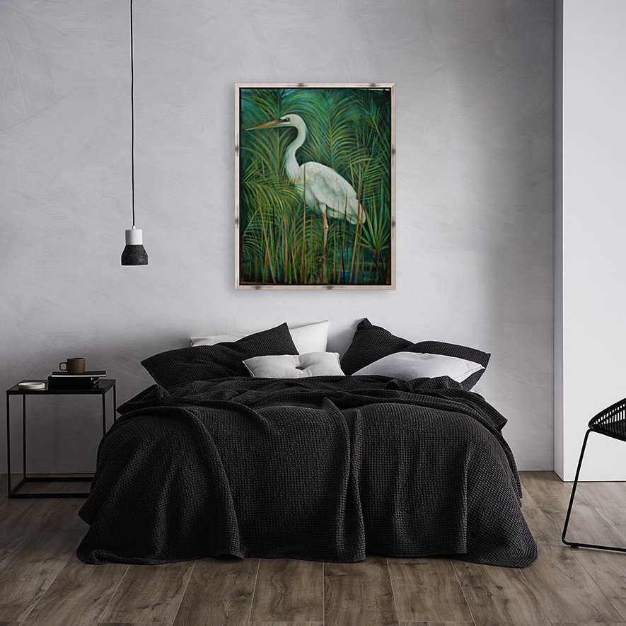 White Heron 2 Bill Gimbel Canvas White Heron 2 Print Art