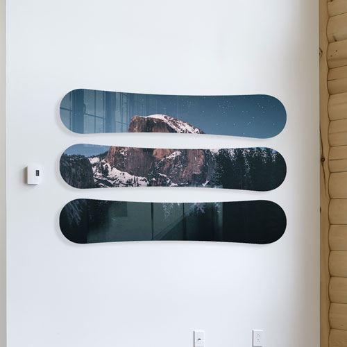 Printed utilizing six-color UV/LED heat cured inks