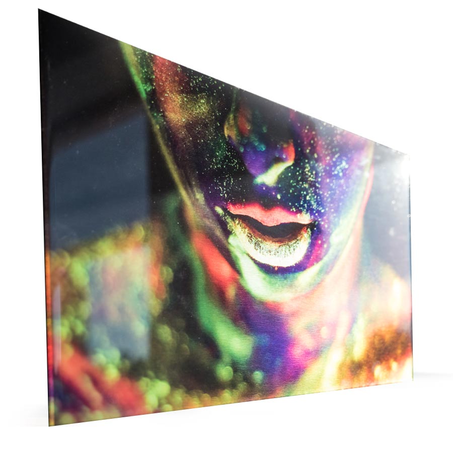 Epoxy metal print