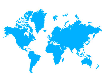Carte d'expédition Pictorem - dans le monde entier