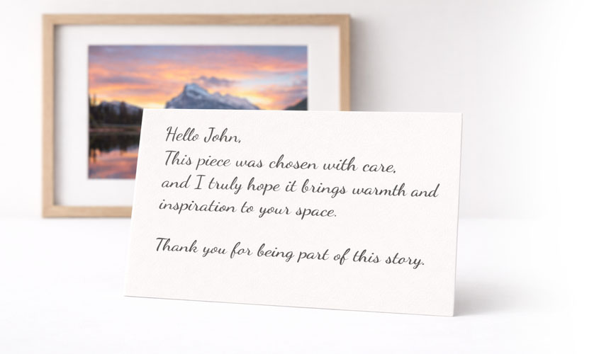 Personalized Thank you Card