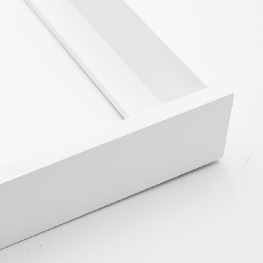 Picture Frame 360-02 WHITE LACQUER FLOATING FRAME
