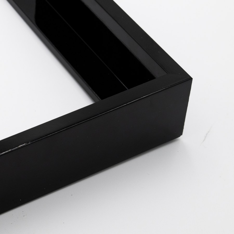 Picture Frame 360-09 BLACK LACQUER FLOATING FRAME