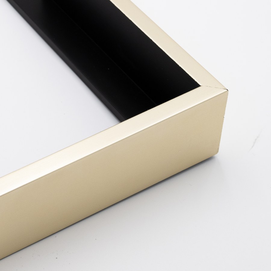 Picture Frame 360-23 WARM SILVER FLOATING FRAME