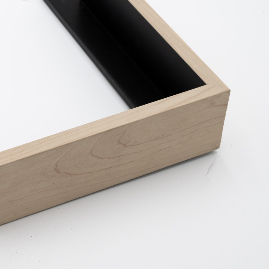 Picture Frame 360-72 OFF-WHITE WOODGRAIN FLOATING FRAME