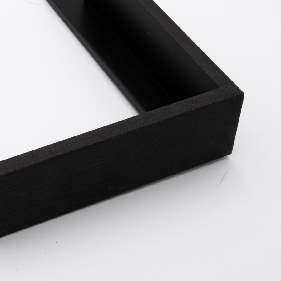 Picture Frame 360-79 BLACK WOODGRAIN FLOATING FRAME