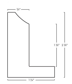 picture Frame 613-50 GOLD FLOATING FRAME 