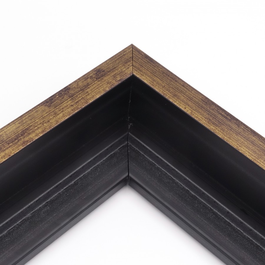 picture Frame FL-814-08 GOLD ANTIQUE FLOATING FRAME 