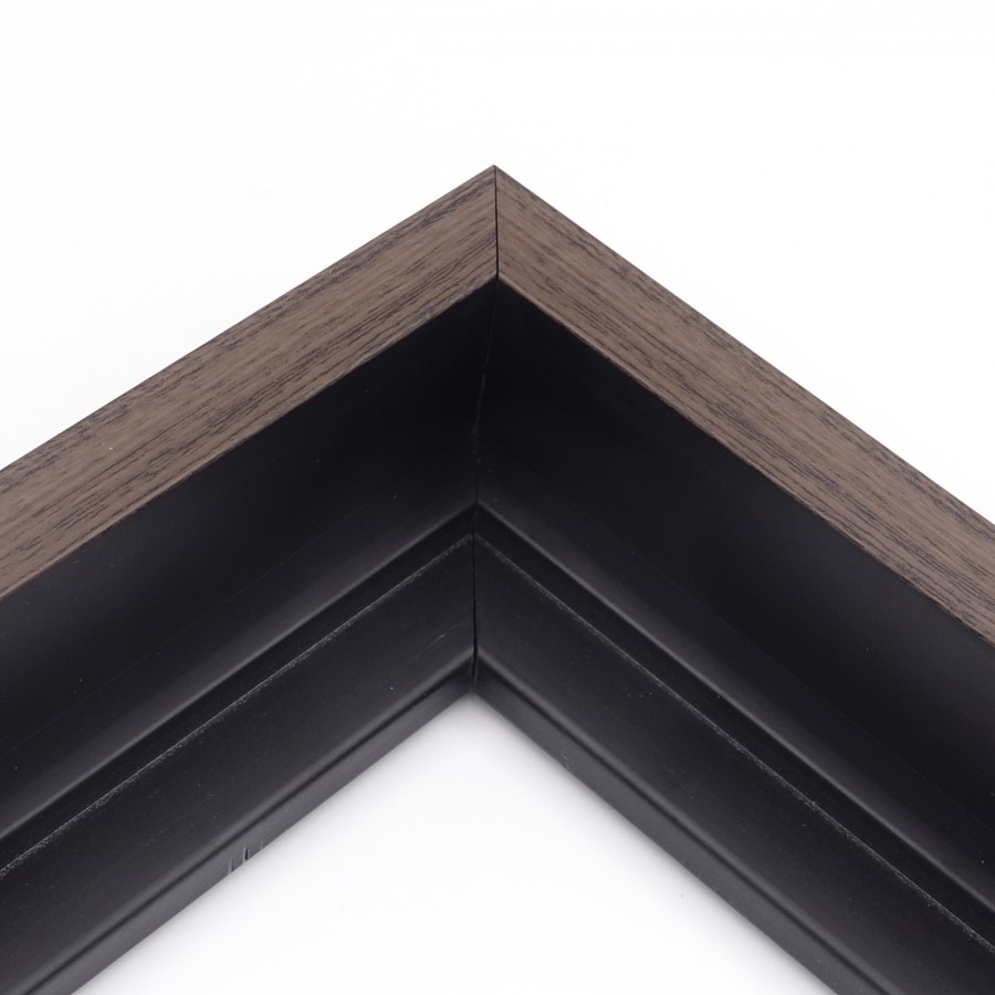 picture Frame FL-814-18 WALNUT FLOATING FRAME 