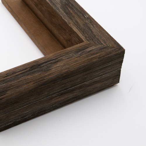 361-131 BROWN WOOD FLOATING FRAME