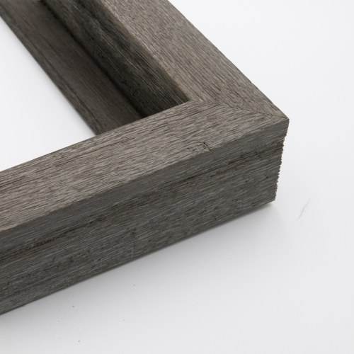 361-138 GREY WOOD FLOATING FRAME