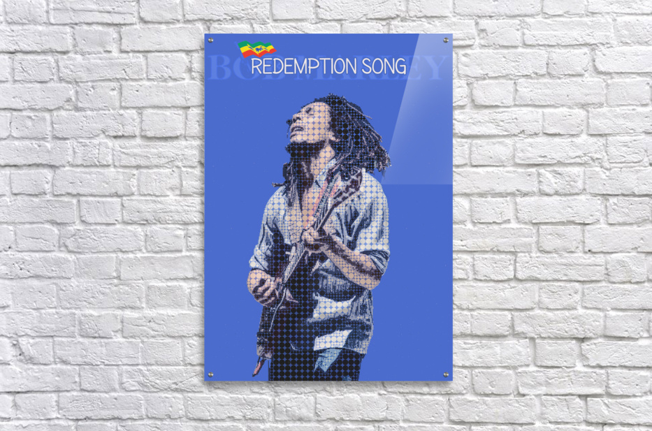 Redemption Song Bob Marley by Gunawan Rb Wall Art