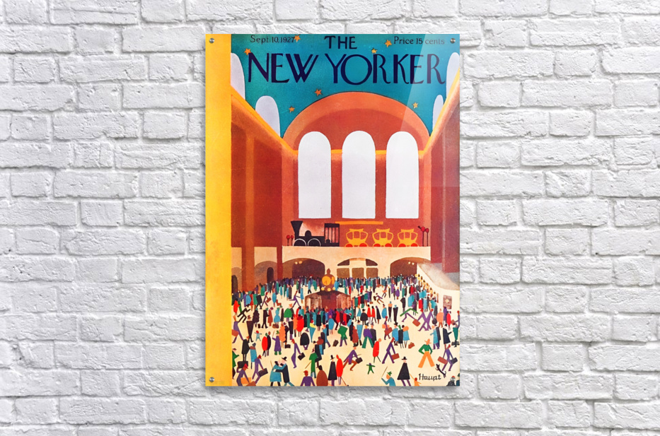 New Yorker Magazine フレーム入りオリンピックアート 1927 New Yorker Magazine Cover Wall Art by Row One Brand