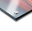 Sunset over the city Acrylic print