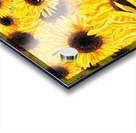 Sunflowers Field Watercolor Painting by Irina Sztukowski Acrylic print