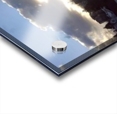 Child in a cloud Acrylic print