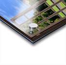 Relaxing Nature Walk - Lawn and Distant Hills Acrylic print