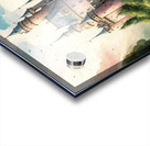 Watercolor Fairytale Castle  Acrylic print