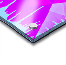 Drip Triangle Purple pink 4 Acrylic print