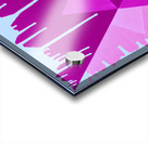 Drip Triangle Purple pink 2 Acrylic print