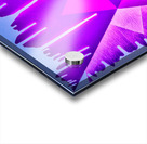 Drip Triangle Purple Blue White Acrylic print