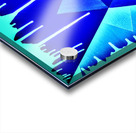 Drip Triangle blue 2 Acrylic print