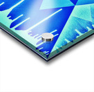 Drip Triangle blue 6 Acrylic print