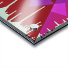 Drip Triangle Purple pink 1 Acrylic print