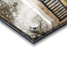 Park benches Acrylic print