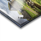 house with green roof  Acrylic print