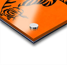 Throwback Sitting Tiger Mascot Art Acrylic print