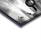 Mach 1 Mustang Reflections in Black and White Acrylic print