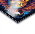 Lion Smoky Neon Acrylic print
