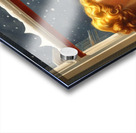 snowy night at the diner  Acrylic print