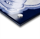 yale bulldog remix art  Acrylic print