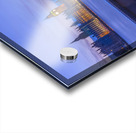 Benches on Thames promenade Acrylic print