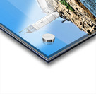 Lobster Boat By Isles of Shoals Light on White Island in New Hampshire - Illus. Acrylic print