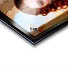 Her Captivating Green Eyes Renaissance-Inspired Portrait Of A Lady Mesmerizing AI Concept Art by Xzendor7 Acrylic print