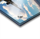 Under the clouds in realistic style Acrylic print