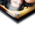 An Exquisite Raven Hair Pinup Girl Temptress Gorgeous AI Concept Art by Xzendor7 Acrylic print