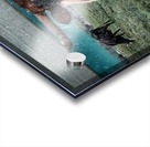 bull in the rain Acrylic print