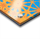 Abstract Tango and Turquoise Acrylic print