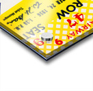 1956 California vs. Stanford Football Ticket Art Acrylic print