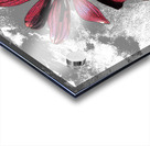 Abstract Textured Maroon Cone Flower Acrylic print