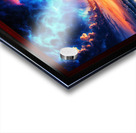 Mesmerizing Ocean Sunset and Aurora Borealis Fantasy Scene AI Concept Art by Xzendor7 Acrylic print