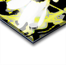 Abstract Neon Daisy Flower Acrylic print