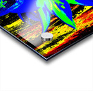 Abstract  Bright Colourful Trio of Lilies Acrylic print